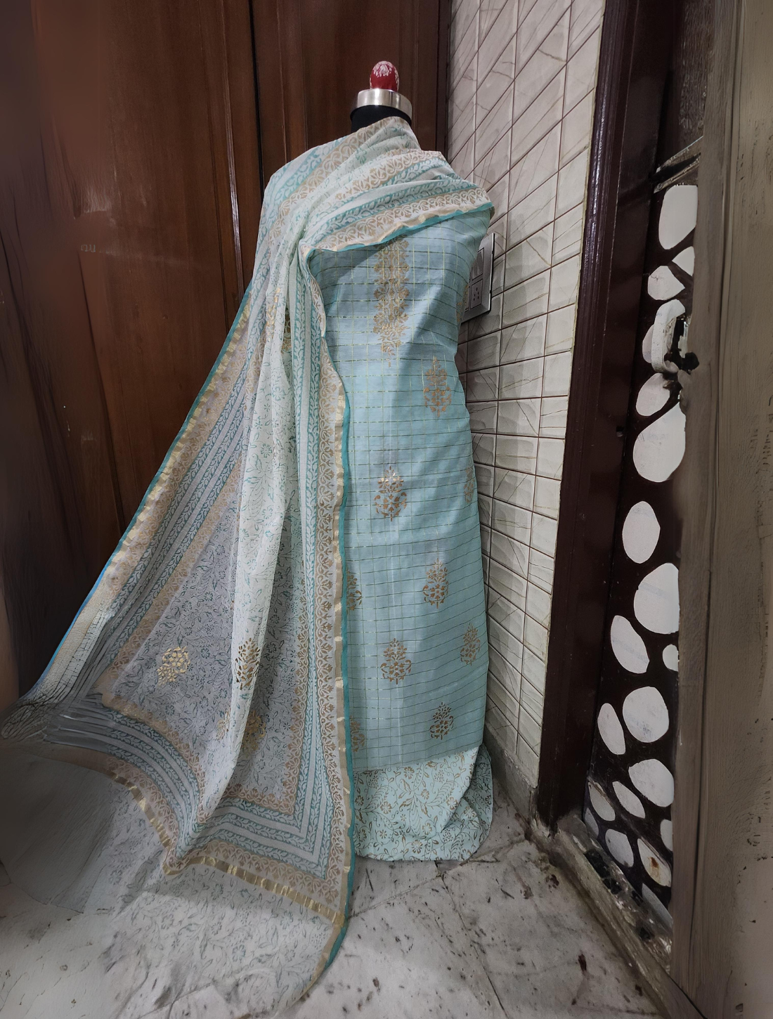 vibrant-chanderi-suit-with-silk-dupatta